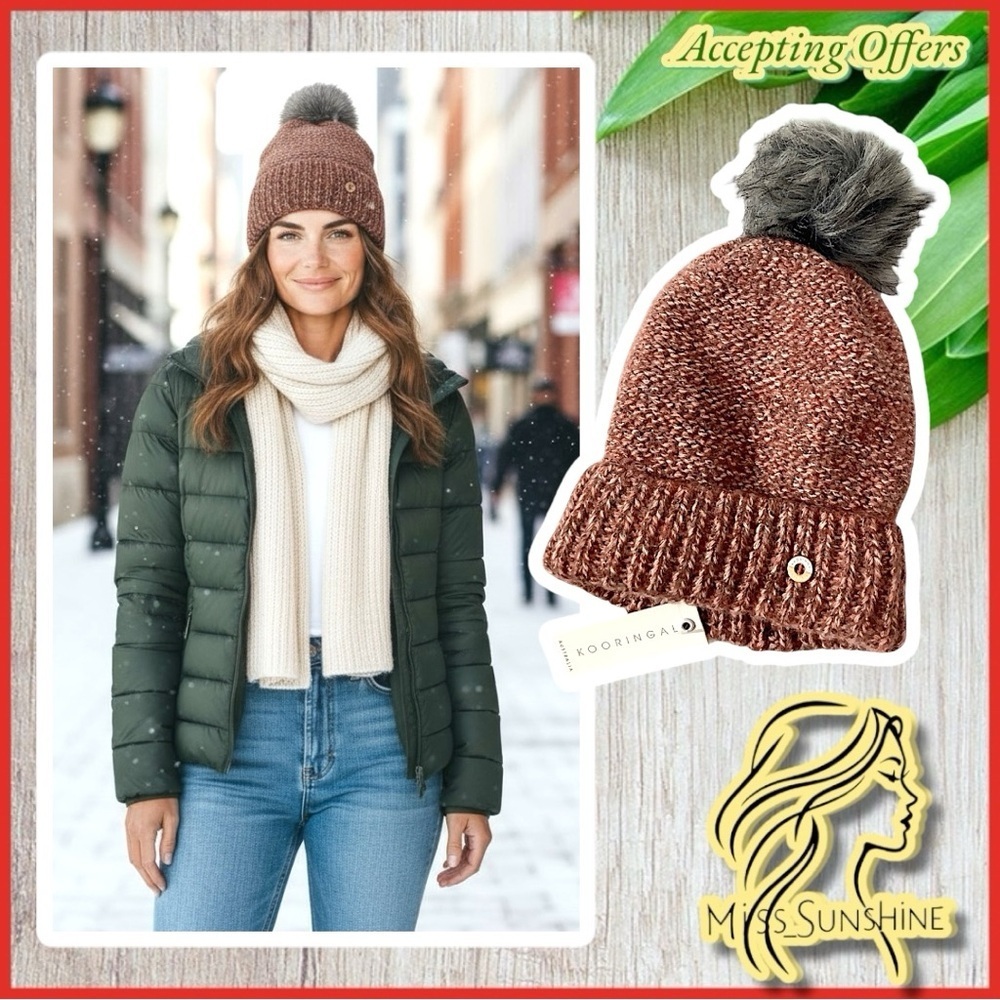 KOORINGAL Australia NEW - MIMI Beanie - cotton wool lured acrylic blend